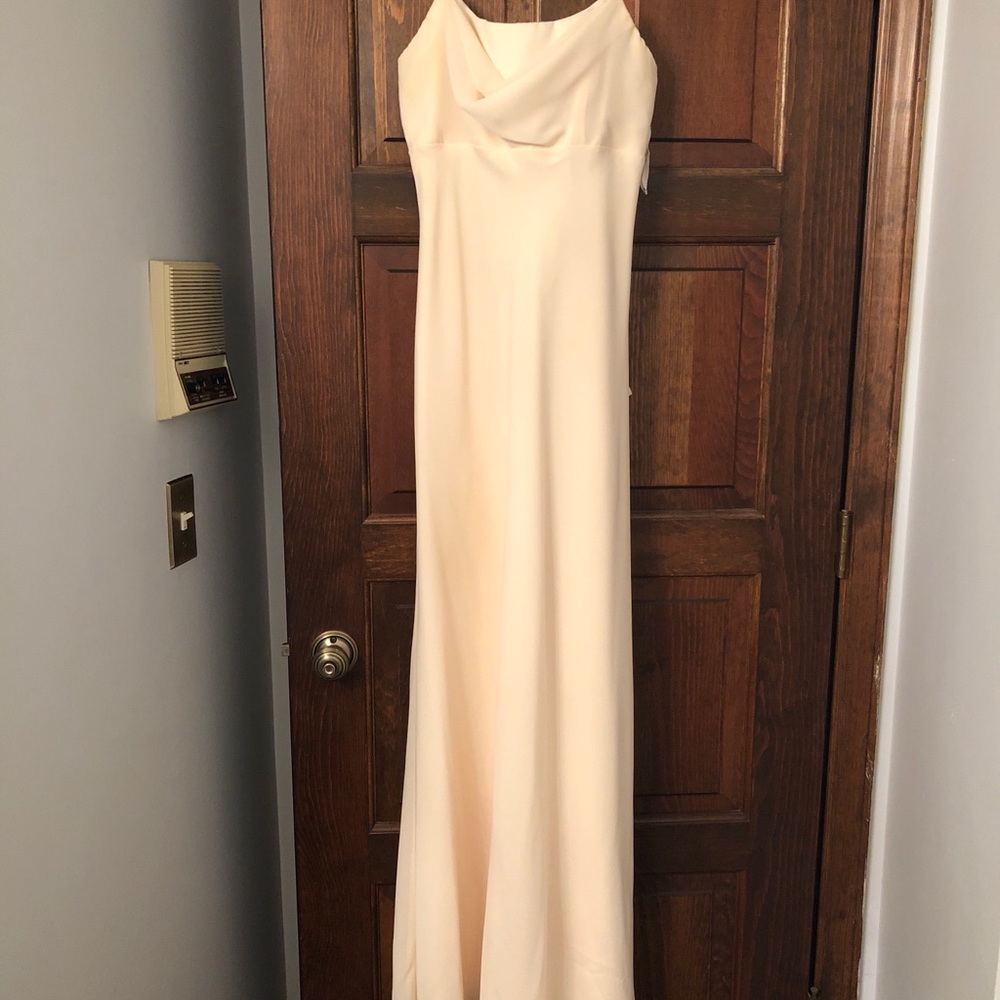 Beautiful pale yellow gown